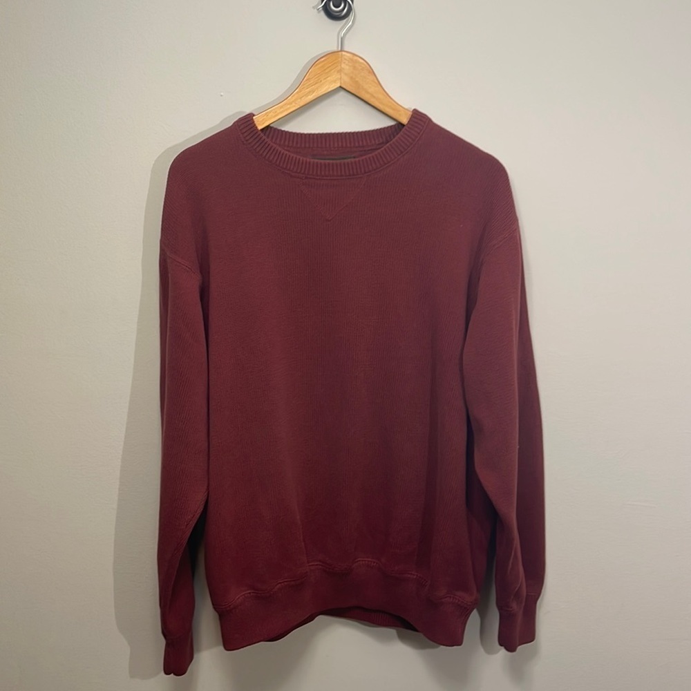 Eddie Bauer Long Sleeve Crew Neck Sweater. Size XL.